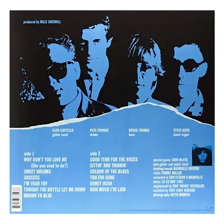 Vinilo Elvis Costello: Álbum «almost Blue» 2