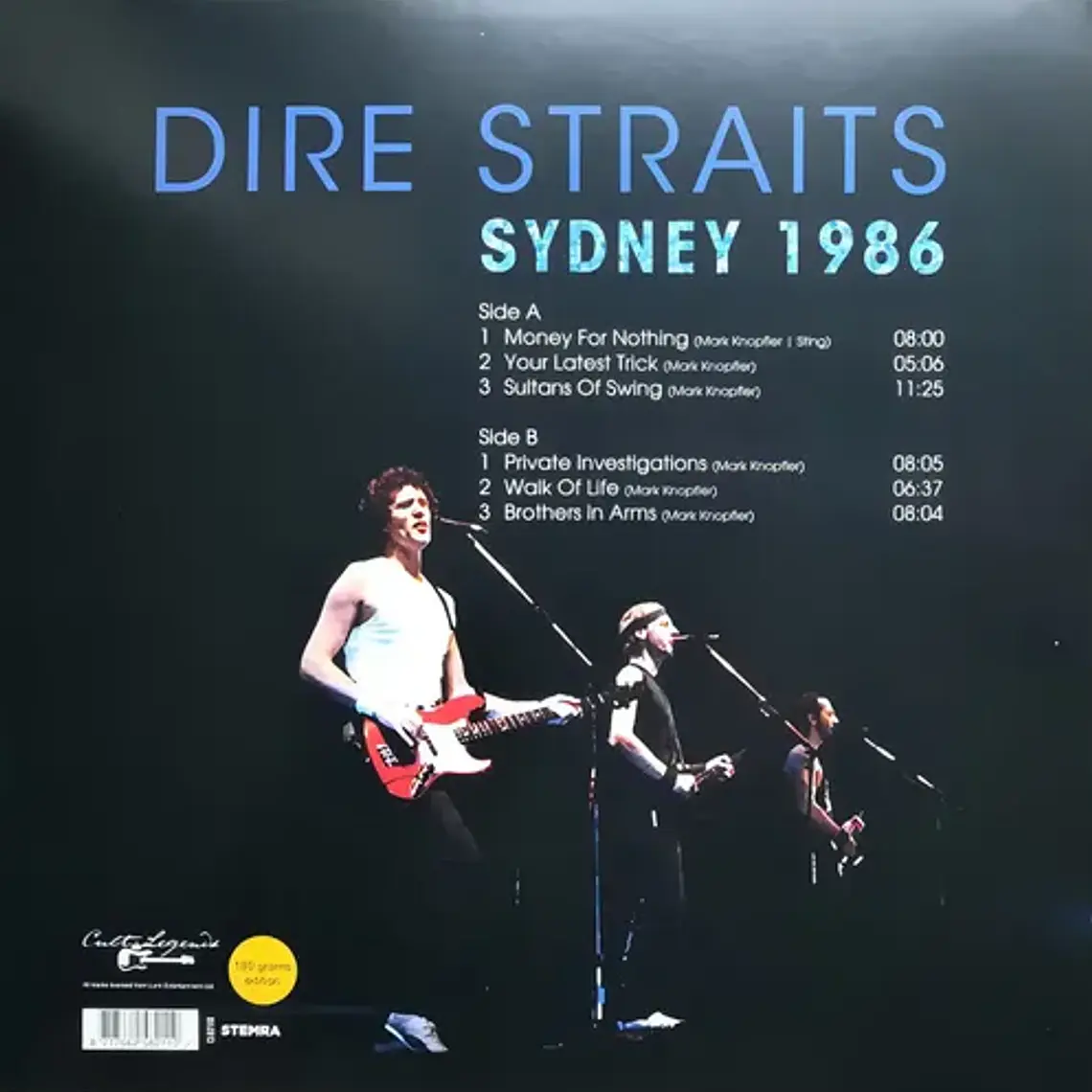 Vinilo Dire Straits Sydney 1986 Rock Europeo 2020 6 Canciones 2