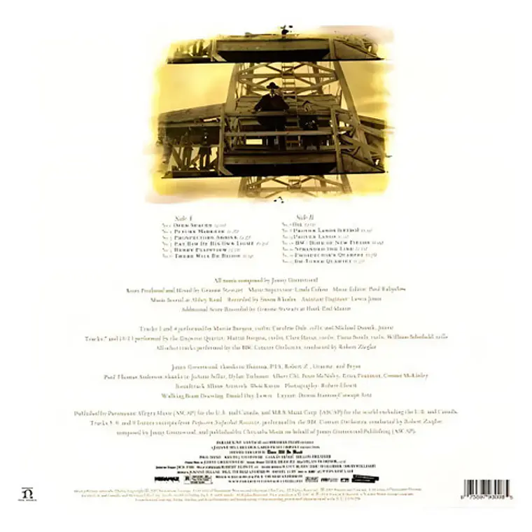Vinilo There Will Be Blood De Jonny Greenwood Con 2 Pistas Adicionales 2