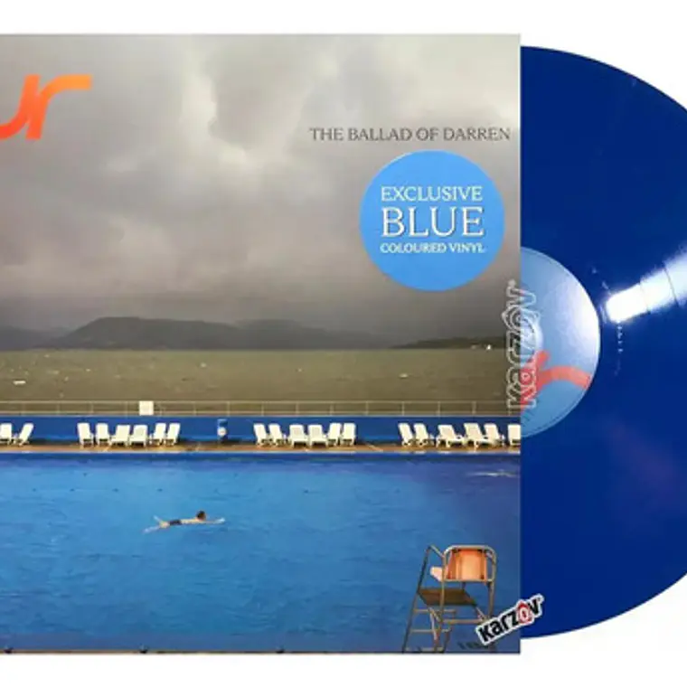 Blur The Ballad Of Darren Blue Azul Lp Vinyl Versión Del Álbum Estándar 1