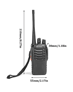 Radio Baofeng BF-888S UHF 16 Canales 400-470Mhz