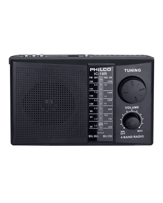 Radio Philco Ic-18r Multibandas Recargable