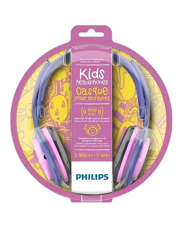 Philips Audifono Headband Casque Kids 85Db Pink Sh