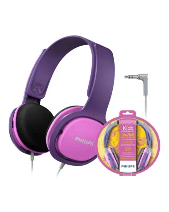 Philips Audifono Headband Casque Kids 85Db Pink Sh