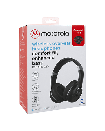 Audífono Motorola Bluetooth Escape 220 Negro
