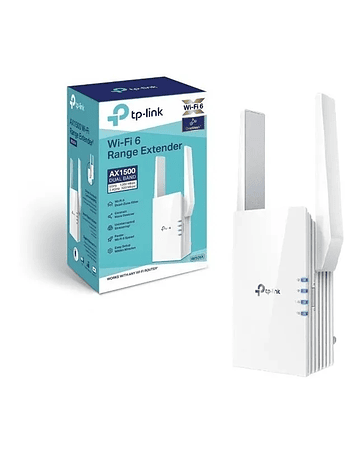 EXTENSOR REPETIDOR DUAL BAND WIFI 6 AX1500