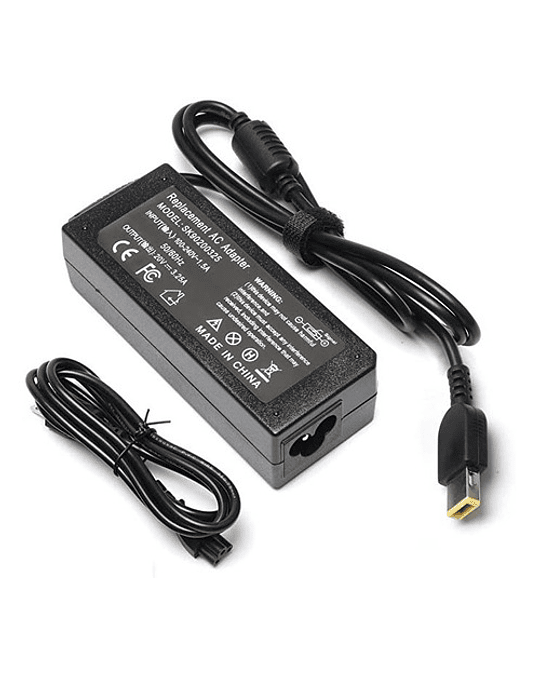 CARGADOR PARA LENOVO 20V 4.5A CONECTOR CUADRADO