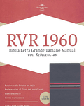 BIBLIA RVR1960 LETRA GRANDE TAMAÑO MANUAL CON CIERRE