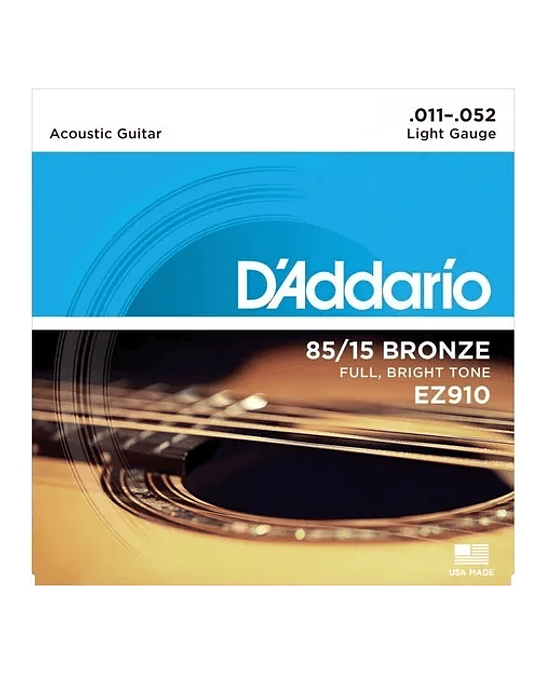 Encordado Guitarra Acustica Ez910 Daddario