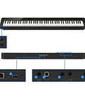 Piano Digital Casio PX-S1100 color negro