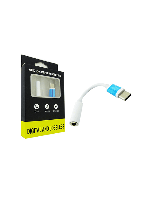 ADAPTADOR TIPO C A AUDIO 3.5