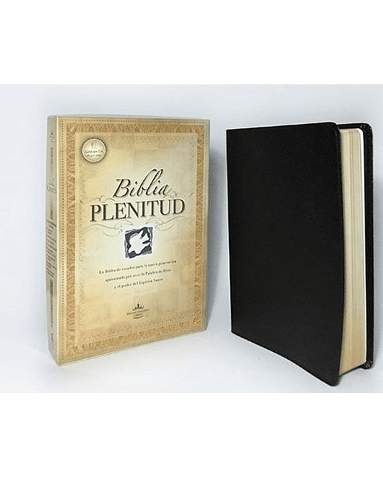 BIBLIA PLENITUD PIEL NEGRA