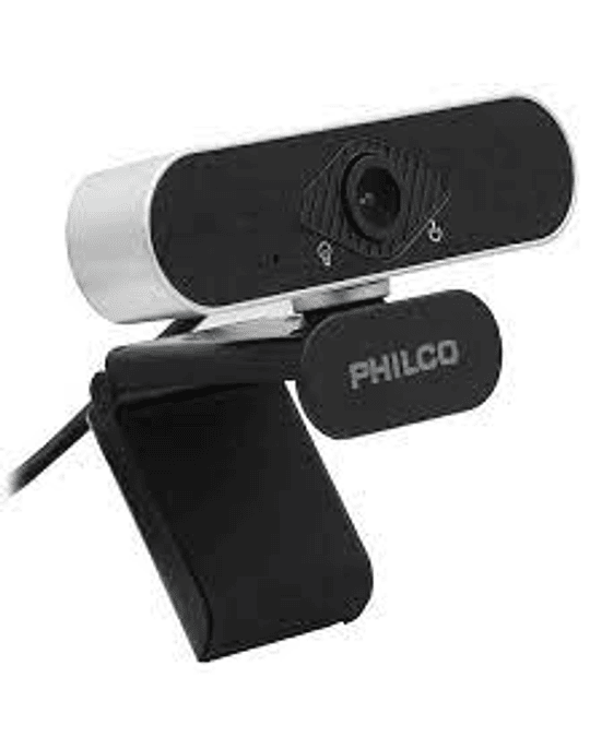 Webcam Philco 1080p. 30fps. Ángulo de Visión 110º. Cámara Web