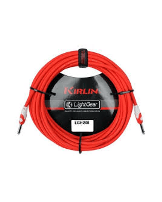 CABLE MONO 6.3 A 6.3 3 METROS ROJO