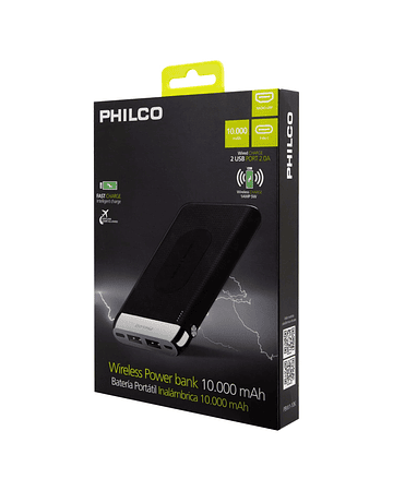 POWER BANK PHILCO 10.000 mAh	