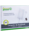 Cargador General Power Macbook Air 16.5V 3.6A 60W	