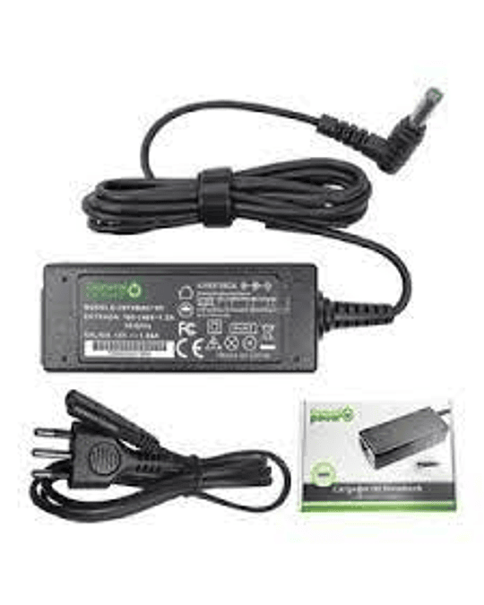 CARGADOR COMPATIBLE ACER 19 V. 1.58 A	