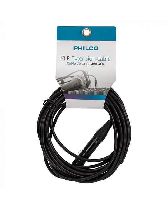 CABLE MICROFONO CANON XLR BALANCEADO PHILCO 3 MTS.	