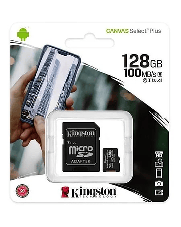 MEMORIA MICRO SD CANVAS 128 GB	