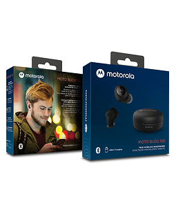 Audífonos Inalámbricos Bluetooth True Wireless Motorola BUDS 150 / In Ear / Negro