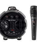  Parlante Bazooka Karaoke Monster Audio Wireless BT 518XX, Bluetooth, Black