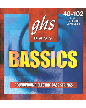 CUERDAS DE BAJO 4 CUERDAS BASSICS  SET L6000 40-102