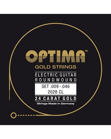 SET CUERDAS GUITARRA  ELÉCTRICA ÓPTIMA GOLD 2028 CL