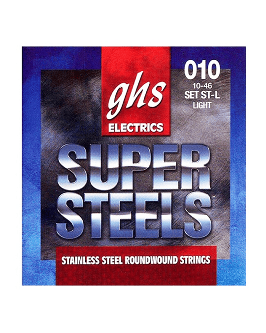 CUERDAS GUITARRA ELECTRICA GHS ST-L SUPER STEELS