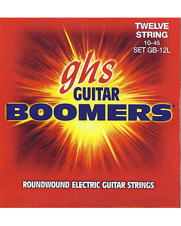 Cuerdas guitarra electrica GB-12L GHS BOOMERS	