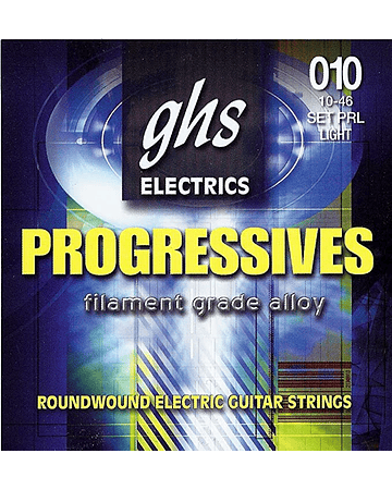 CUERDAS GUITARRA ELECTRICA PROGRESIVES PRL GHS