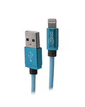 Cable USB a Lightning azul iphone