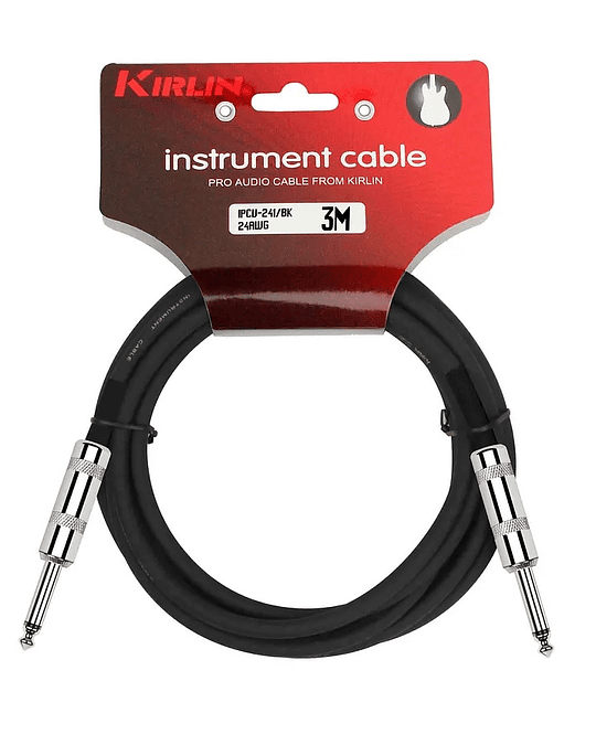 Cable De Instrumento Plug Kirlin 3 Metros