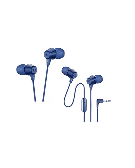 Audifonos C50HI JBL Azul in-ear headphones