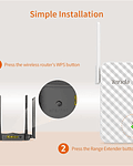 EXTENSOR REPETIDOR DE RED WIFI TENDA N300 A9 WIRELES