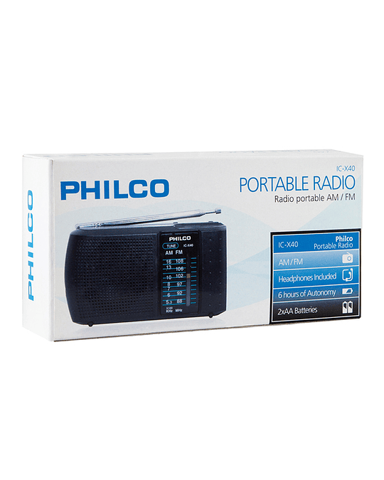 RADIO PORTATIL PHILCO ICX-40