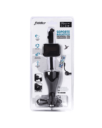 Soporte Magnético Celular Auto Universal Cargador Micro USB