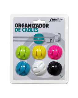 Organizador De Cables Fiddler Colores