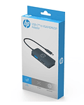 ADAPTADOR USB-C A HUB HDMI VGA DP hp