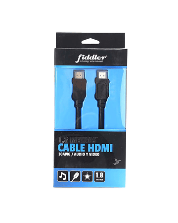 Cable HDMI Fiddler 30awg 1,8 Metros