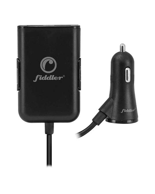 Cargador Automovil Entrada USB X4 Fiddler