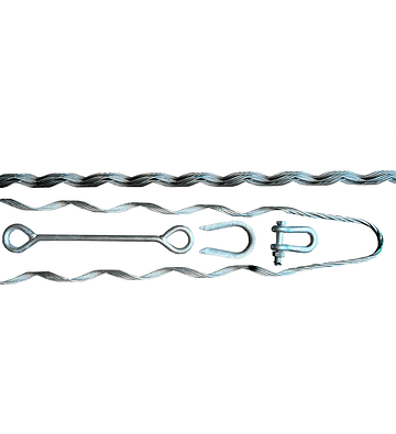 Kit de retención para fibra optica ADSS 9,5 a 10,5mm