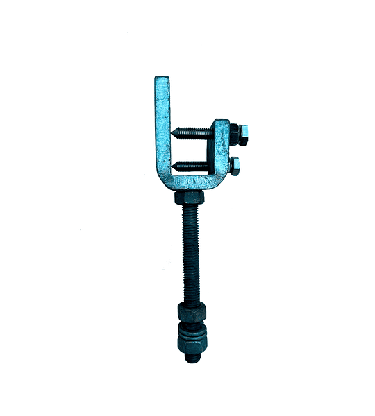 Soporte prensa bajada OPGW/ADSS galvanizado