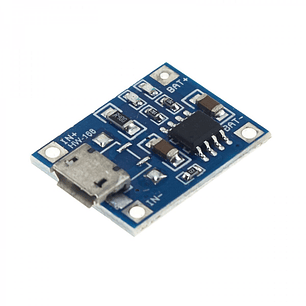 Módulo Cargador de batería litio TP4056 micro-USB
