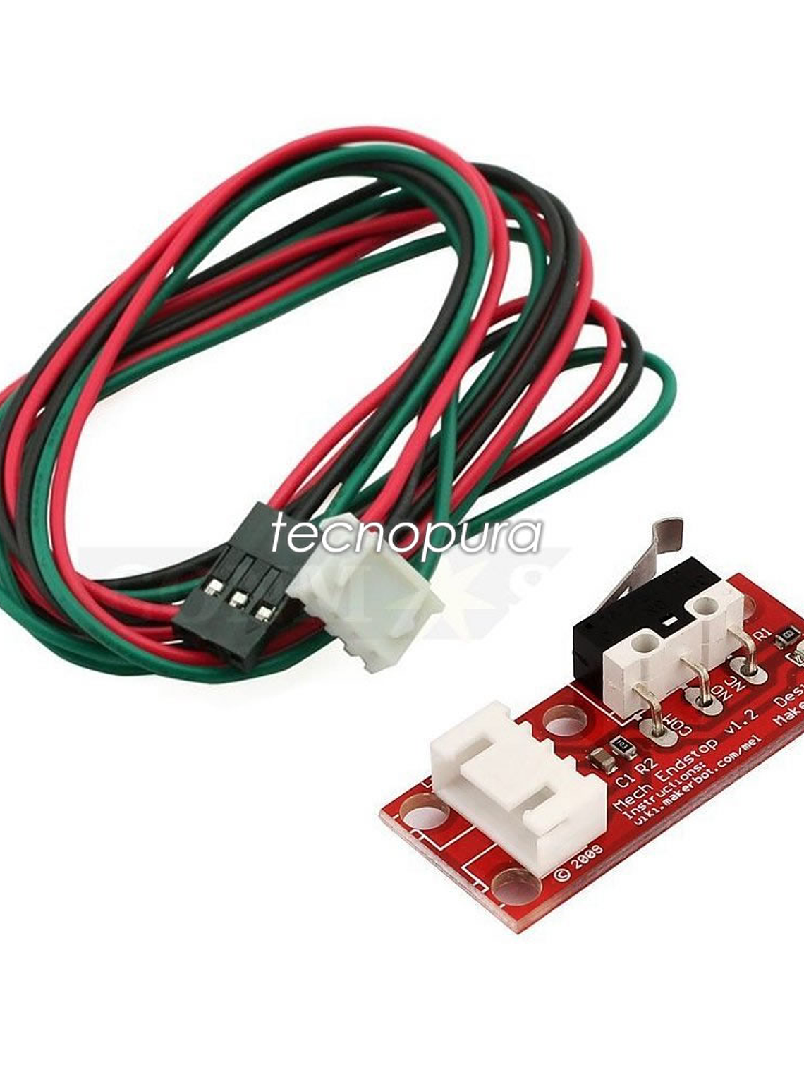 Sensor final de carrera mecánico RAMPS + Cables 1