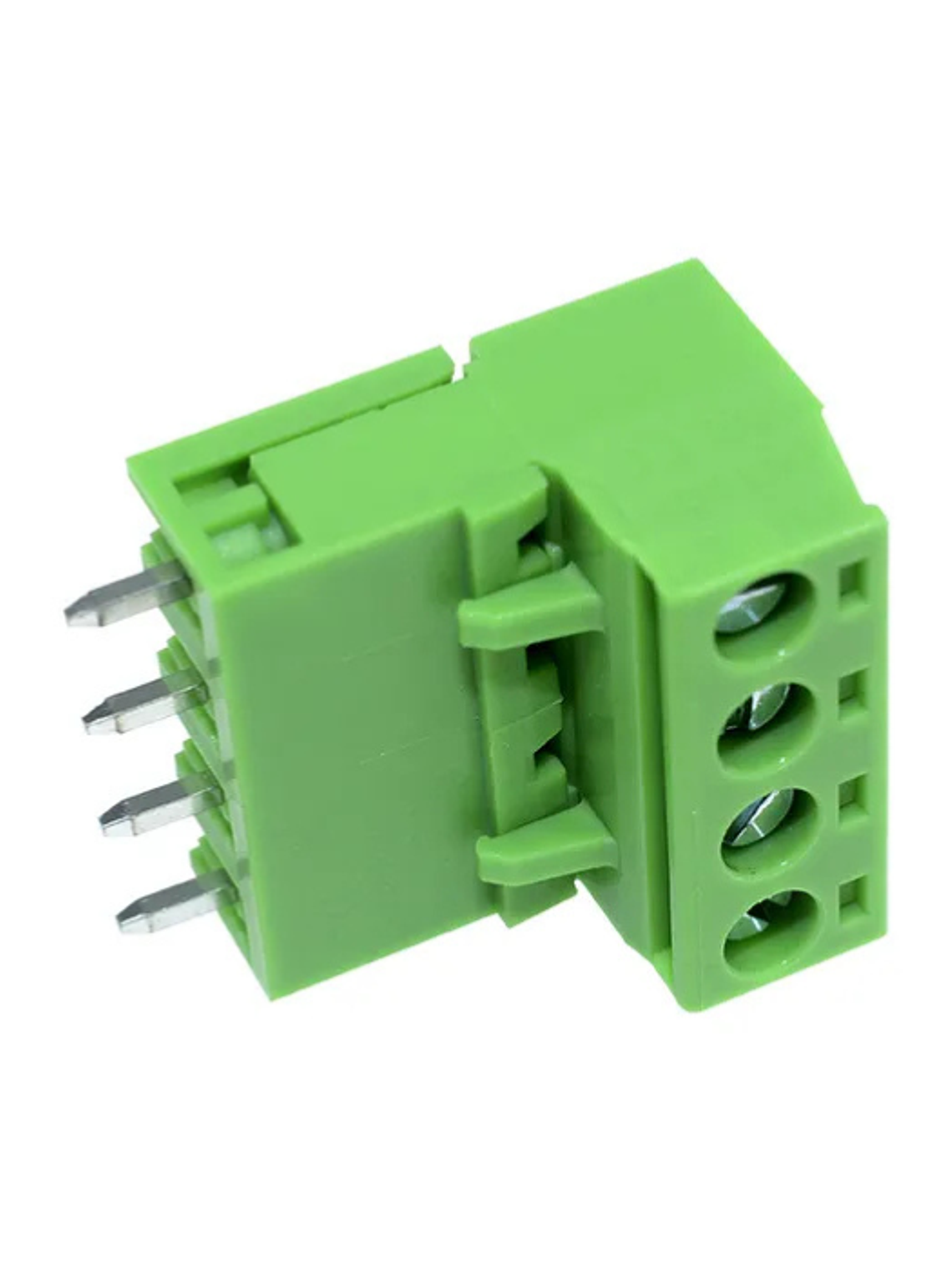 Pin conector de bloque de terminales de tornillo enchufe de paso + enchufe de Pin de aguja recta 3,81mm 1