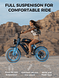 E-Bike Fat Tire 250W - Potencia refinada y máximo confort para una experiencia superior en cualquier terreno. - Miniatura 4
