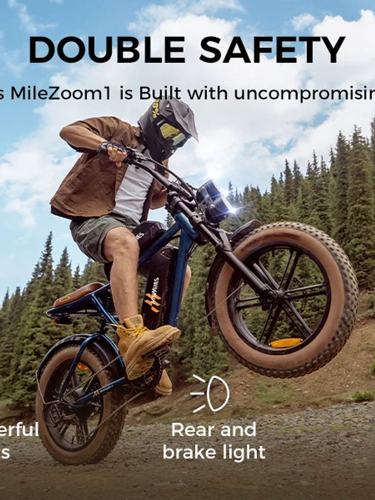 E-Bike Fat Tire 250W - Potencia refinada y máximo confort para una experiencia superior en cualquier terreno. 7