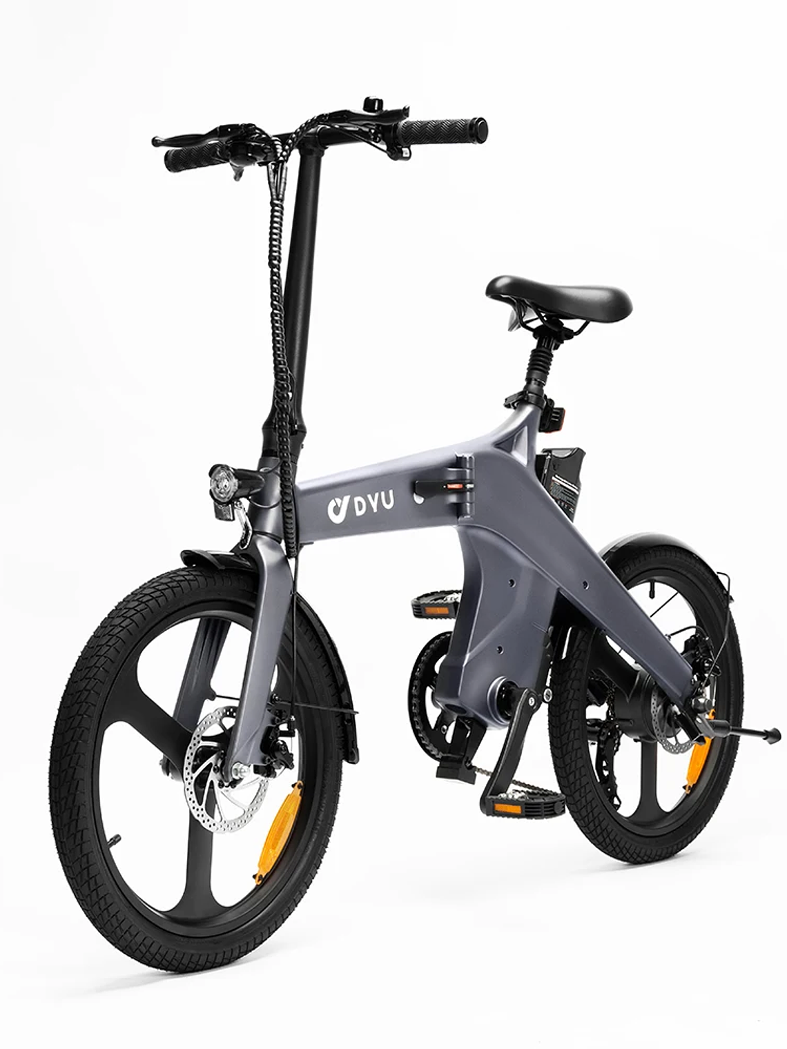 Bicicleta Eléctrica DYU T1 Plegable – Motor Brushless 250W, Batería de Litio 36V 10Ah 2