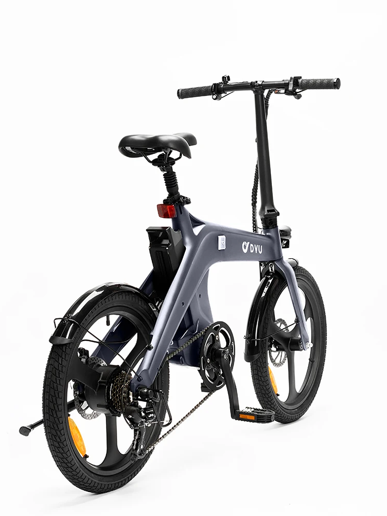 Bicicleta Eléctrica DYU T1 Plegable – Motor Brushless 250W, Batería de Litio 36V 10Ah 3