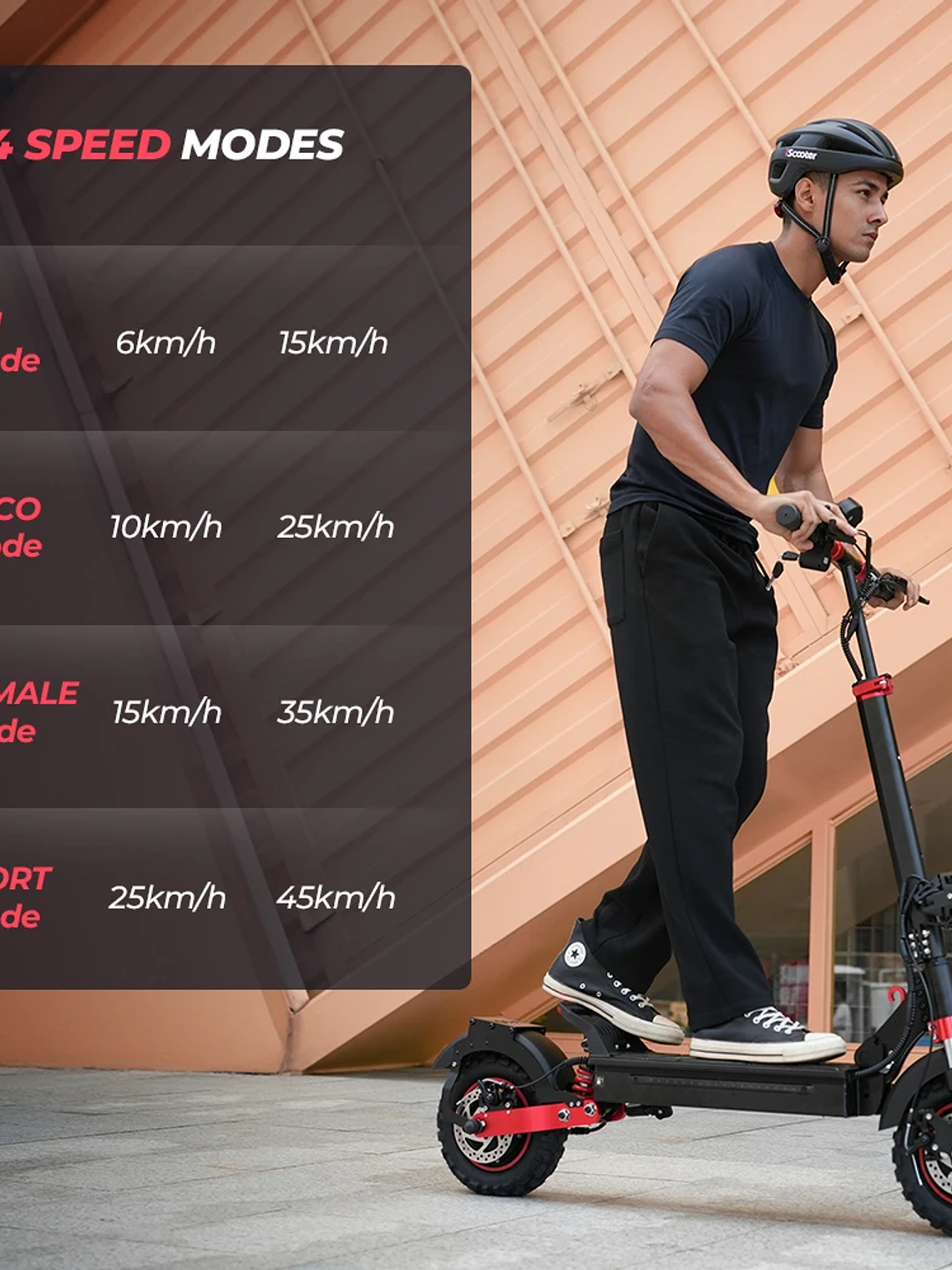 Patinete Eléctrico IX5s Todoterreno 1000W – Batería 15Ah, 45 km/h, Autonomía hasta 65 km 6